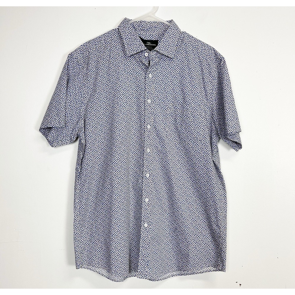 Rodd & Gunn Shirt Mens XL Blue Button Up Sports Fit Short Sleeve NEW NWOT